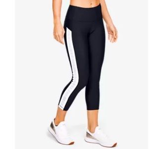 $5 Add On❗️HeatGear Branded Mesh Panel Ankle Crop Legging